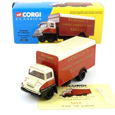 Corgi Classics 30404 Thames Trader Box Van 'Robsons'