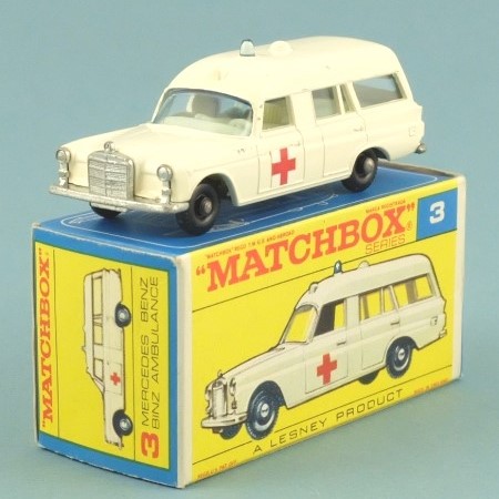 Matchbox 3c Mercedes Binz Ambulance