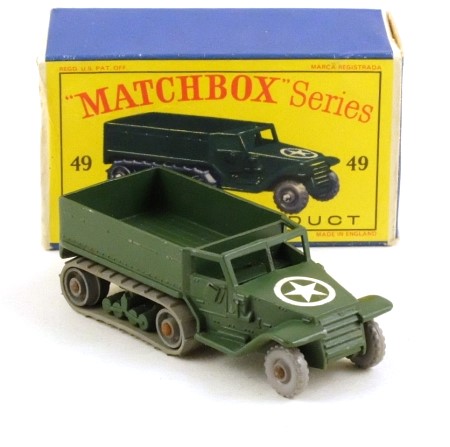 Matchbox 49a Half-Track M3 Personnel Carrier
