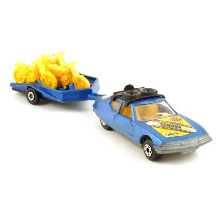Matchbox TP21 Citron SM with Motorcycle Trailer