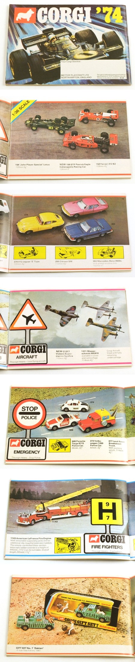 Corgi 1974 Collectors Catalogue