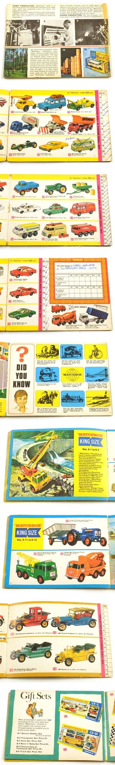 Matchbox 1968 Collectors Catalogue