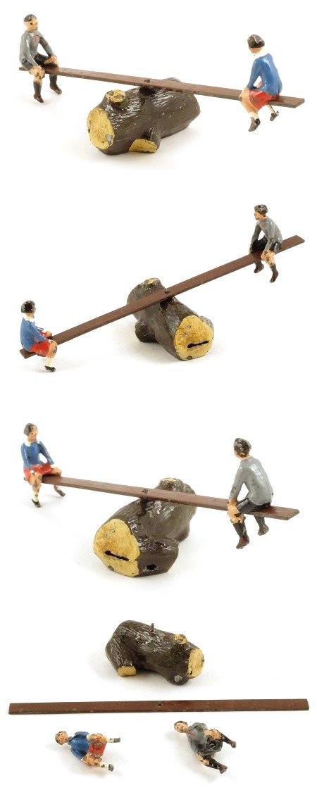 618 Girl and Boy on See-Saw