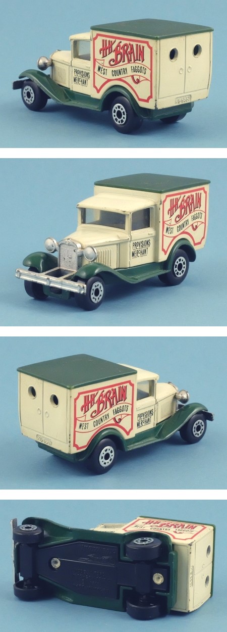 MB38 Ford Model A Van 'Brains Faggots'