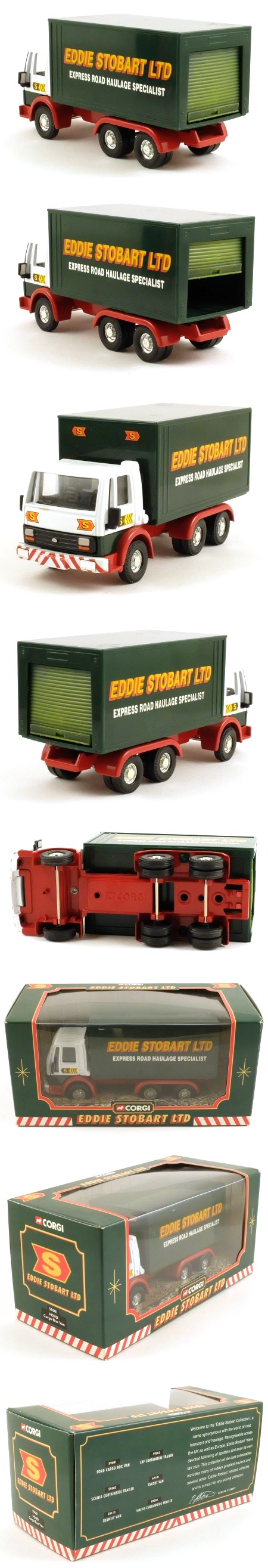 59601 Ford Cargo Box Van 'Eddie Stobart'