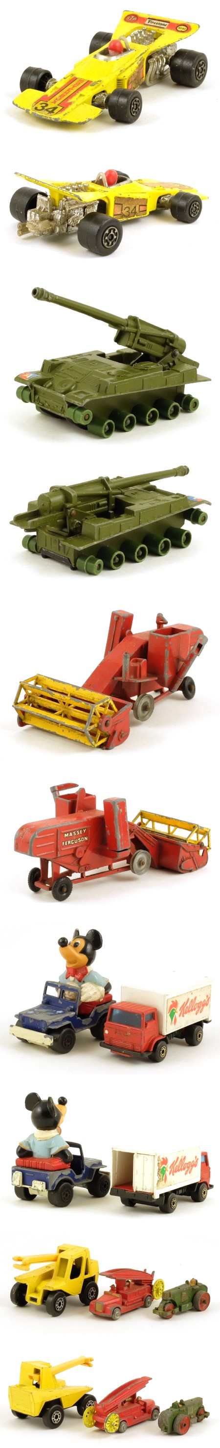 Matchbox Scrapyard x 8