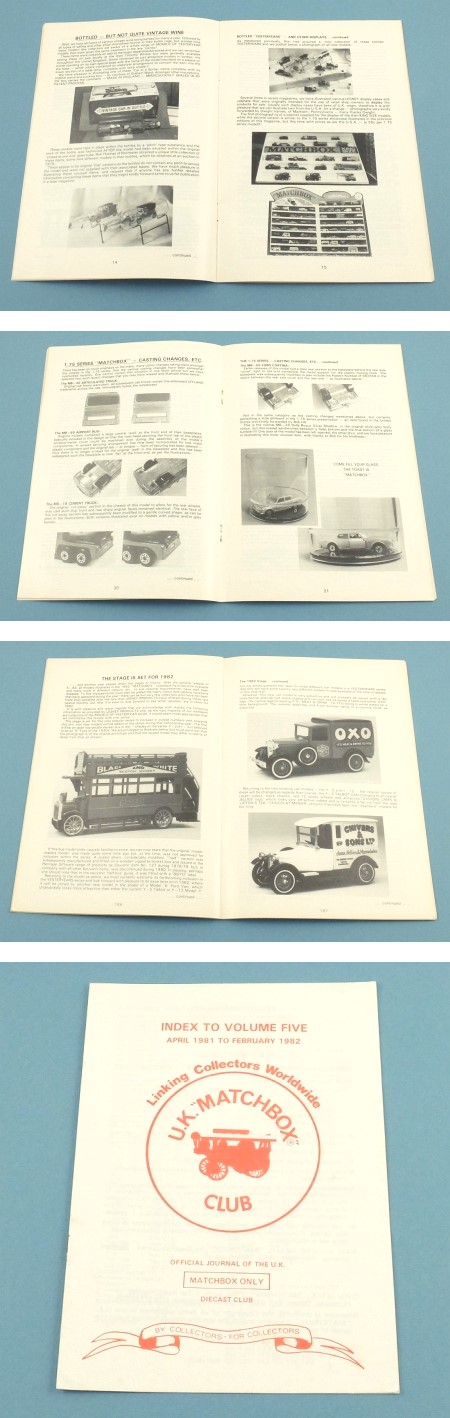 UK Matchbox Club Journal Volume 5