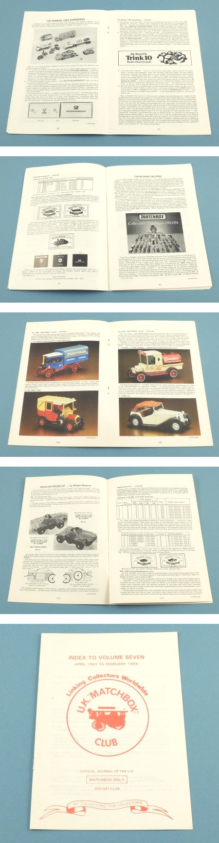 UK Matchbox Club Journal Volume 7