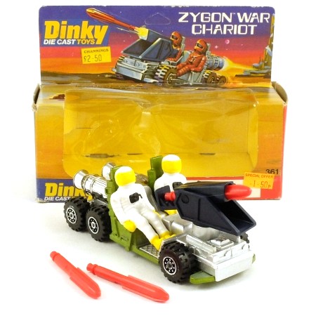 Dinky 361 Zygon War Chariot