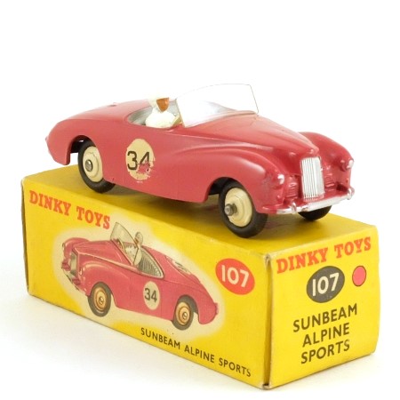 Dinky 107 Sunbeam Alpine Sports