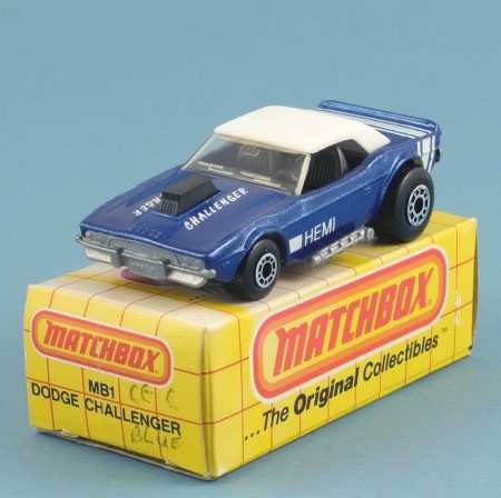 Matchbox 1h Dodge Challenger