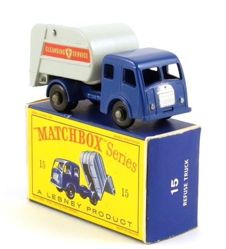 Matchbox 15c Dennis Tippax Refuse Truck