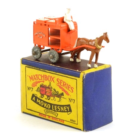 Matchbox 7a Horse-Drawn Milk Float