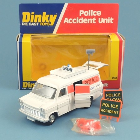 Dinky toys ford transit van police accident unit online