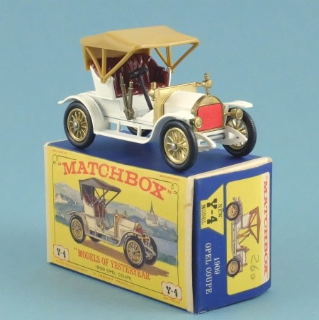 Matchbox Models of Yesteryear Y4-3 1909 Opel Coupe