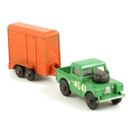 Dublo Dinky 073 Land Rover and Horse Trailer