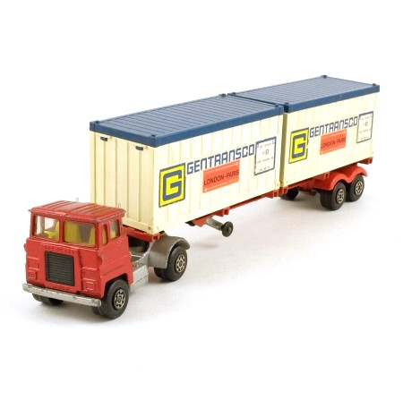 Matchbox King Size K17-2 Scammell Crusader Articulated Container Truck