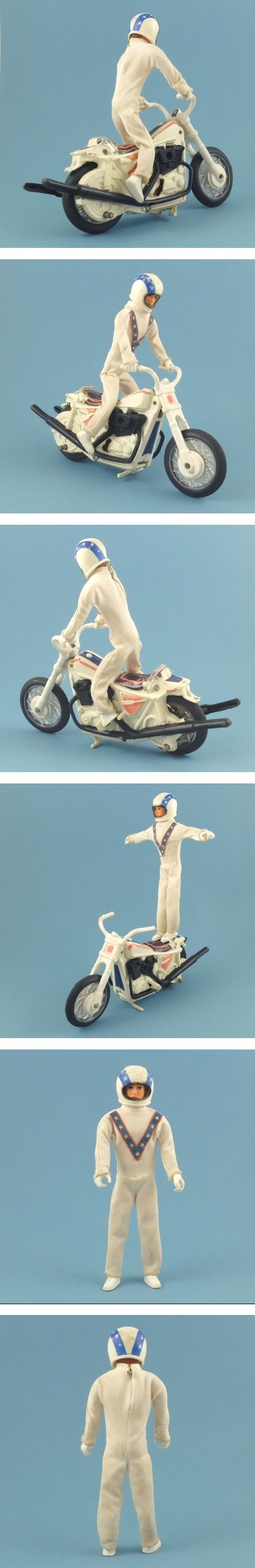 3407-4 Evel Knievel Stunt Cycle with Figure