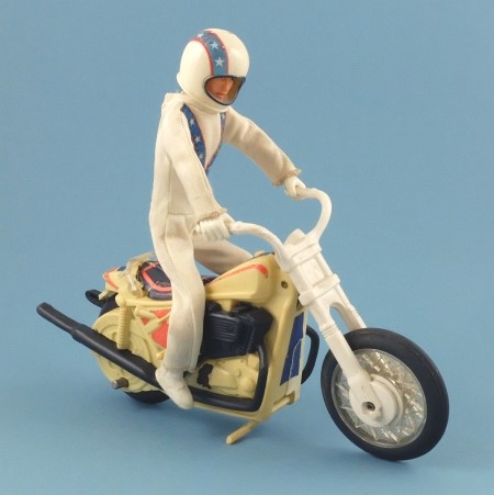 Ideal 3407-4 Evel Knievel Stunt Cycle with Figure