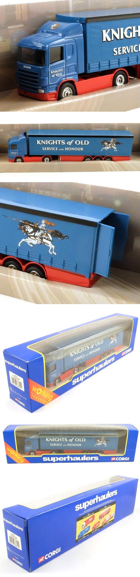 TY86611 Scania Curtainside Trailer 'Knights of Old'