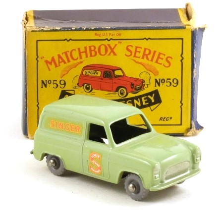 Matchbox 59a Ford Thames 'Singer' Van