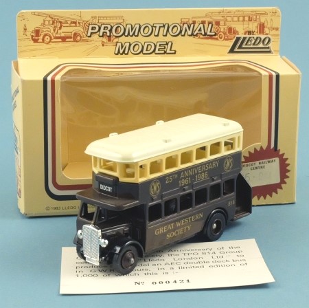 LP015 1932 AEC Regent Double Deck Bus 'Great Western Society'