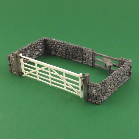 1736 Gate, Stile and Stone Walls