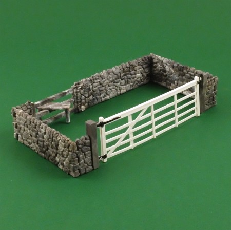 1736 Gate, Stile and Stone Walls